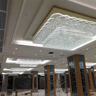 大型酒店水晶燈具   